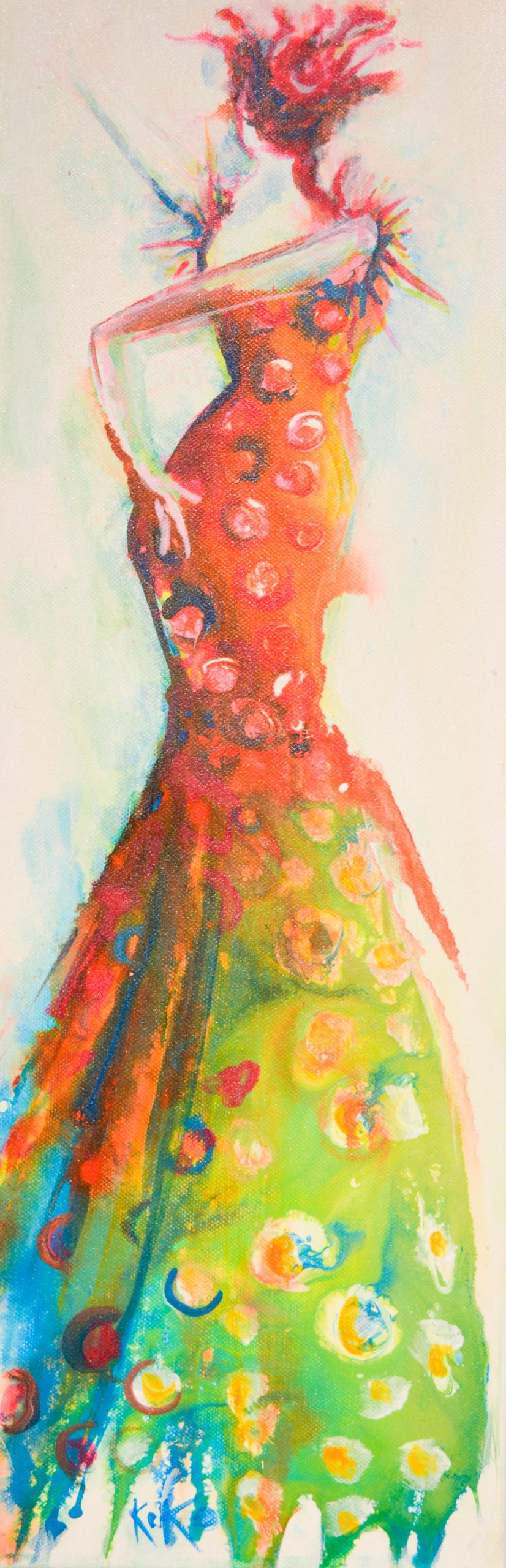 Painting Andaluzian Flamenco Dancers